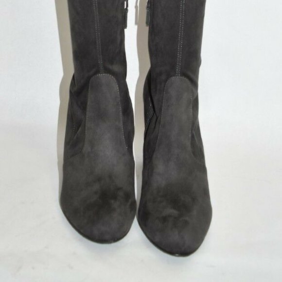 $200 SAM EDELMAN KENT Over the Knee Boot OTK GREY BLOCK HIGHLAND 9 - Picture 8 of 11